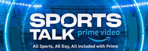 amazon prime sports talk